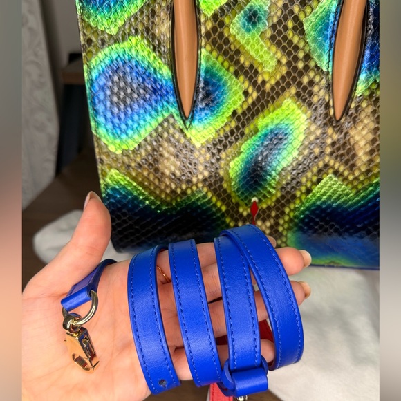 RARE Christian Louboutin Paloma Python Roccia - Small - Picture 4 of 16